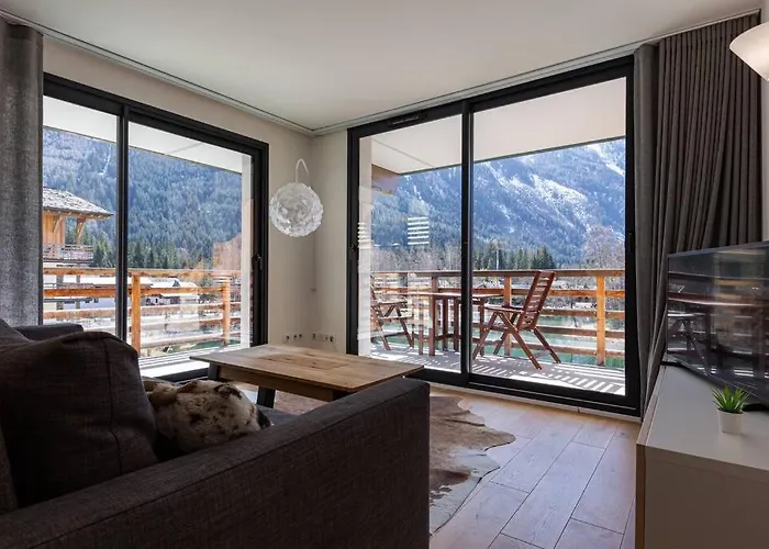 Апартаменты Modern 2br 5* Pool Gym Garage Mont-blanc View *