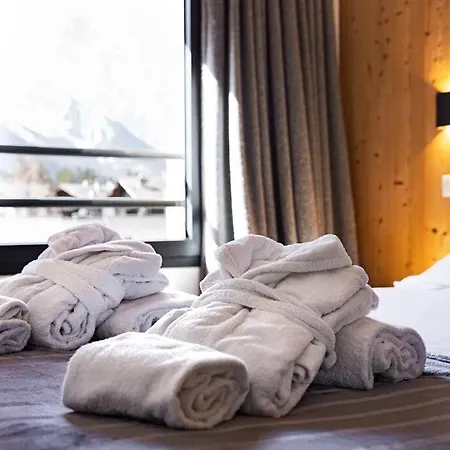 アパート Modern 2br 5* Pool Gym Garage Mont-blanc View シャモニー